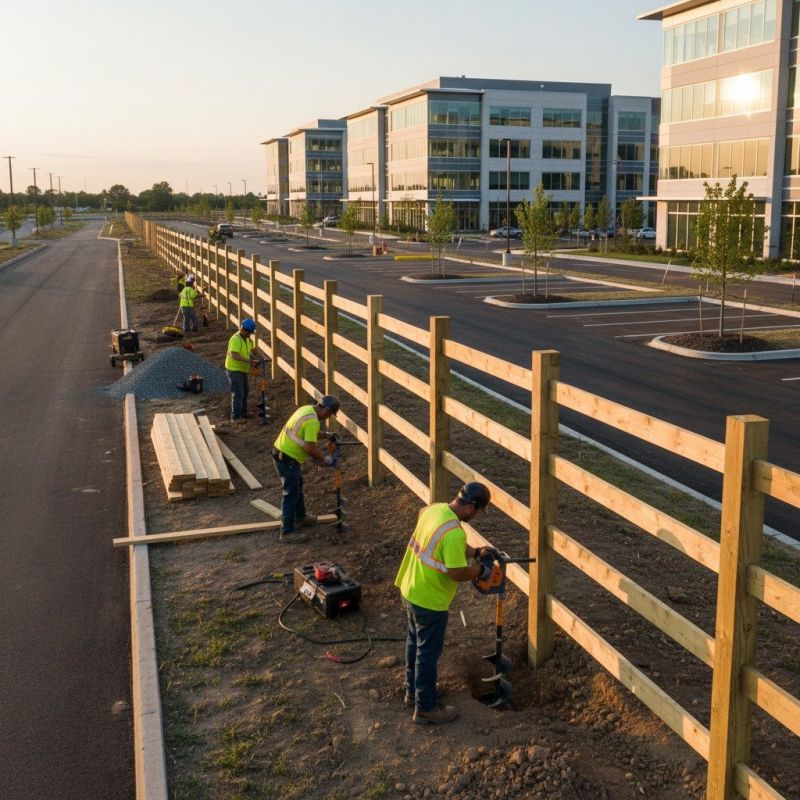Local Masonry Fence Installation pros at work