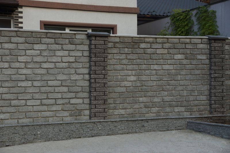 Masonry Fence Installation