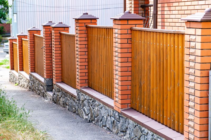 Masonry Fence Installation