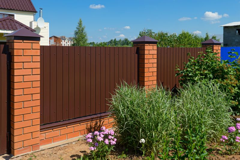 Masonry Fence Installation
