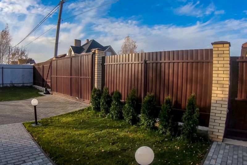 Masonry Fence Design